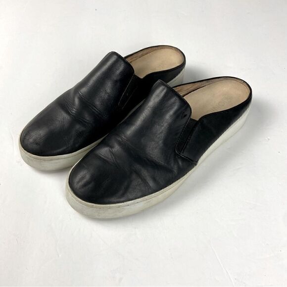 Vionic Dakota Black Leather Slide Sneakers Slip-on Walking Women’s Size 9.5 - Picture 10 of 11